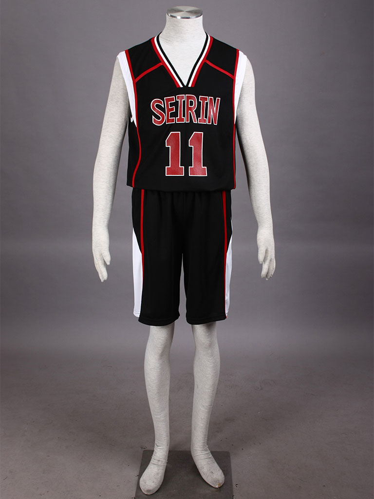 Kuroko's Basketball Taiga Kagami Teikō Middle School Basketball Team Uniform Black Number 11 Cosplay Costume